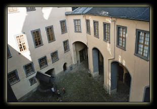 Burghof von Schloss Burgk